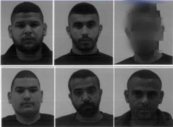 كل شيء بدأ بجريمة قتل سمر خطيب، على شارع 431.المتهمون من عائلة حجاج في يافا (صورة من ملف التحقيق).
