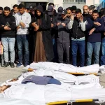 استشهاد 7 فلسطينيين وإصابة 38 آخرين في هجمات إسرائيلية على قطاع غزة