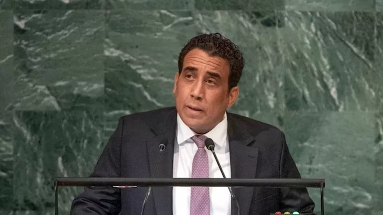المنفي يعلن خلال جلسة الجمعية العامة تشكيل لجنة وطنية لخفض التصعيد وبناء الثقة في ليبيا