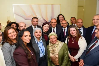 وزير الخارجية يلتقي المصريين العاملين في الأمم المتحدة بنيويورك