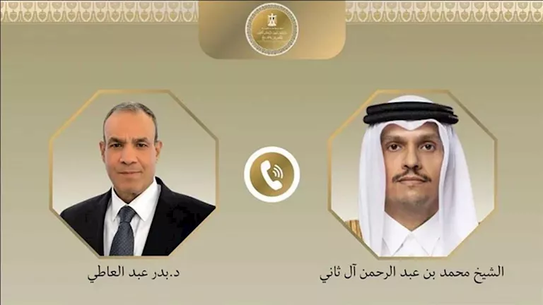 مصر وقطر تؤكدان التضامن مع السعودية ودعم خفض التوترات